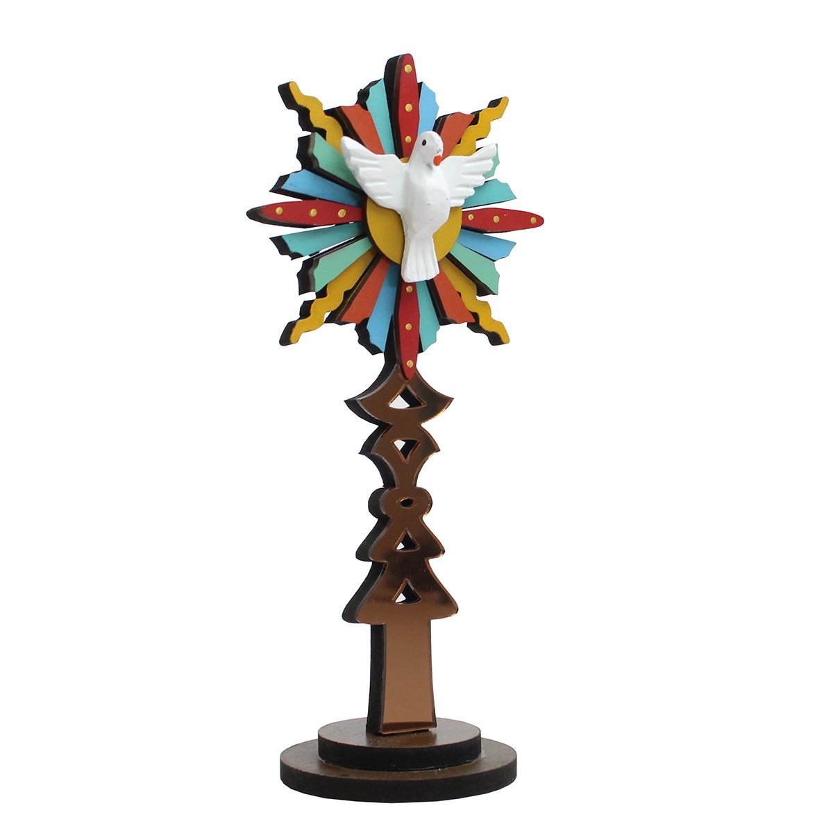 Adorno de Mesa Mdf Divino Espírito Santo Color - 20 Cm