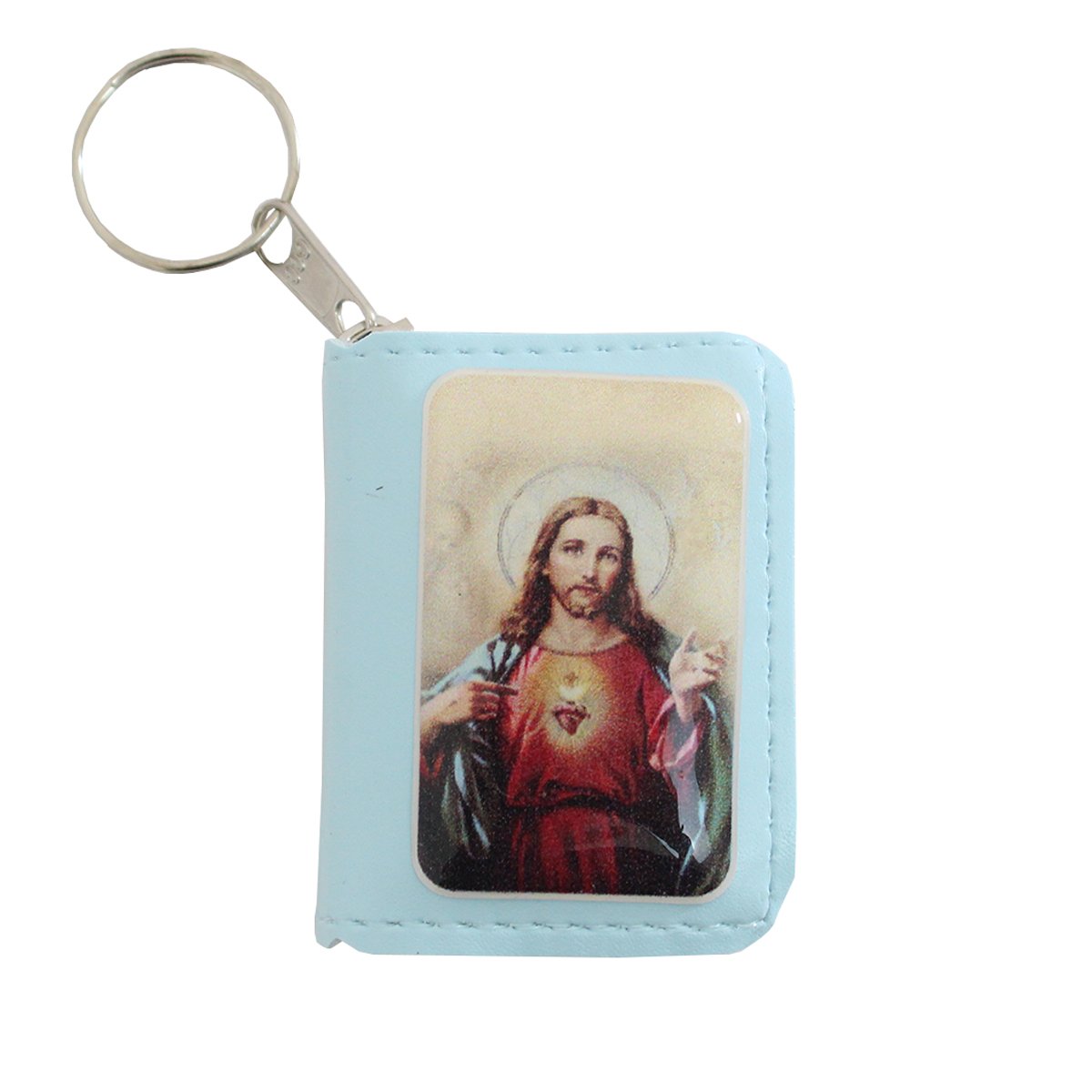 Chaveiro Preciosas Promessas Sagrado Coração de Jesus - Cores Sortidas