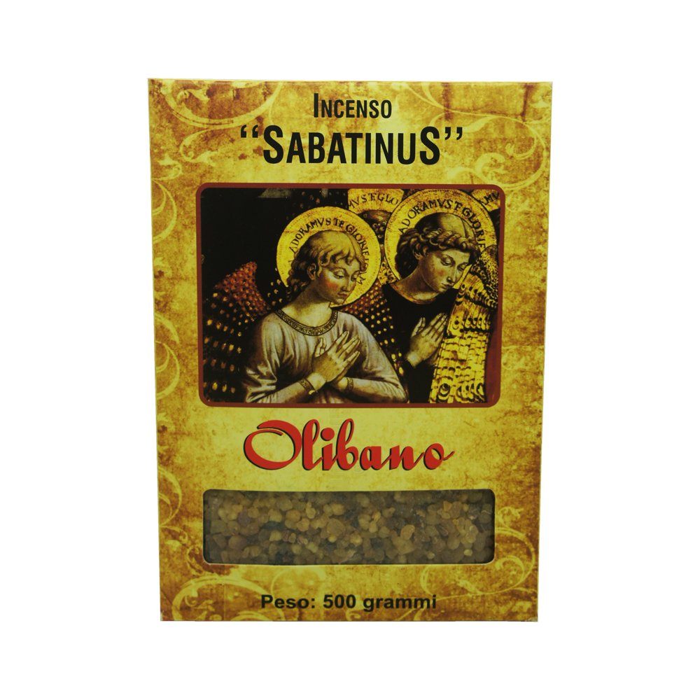 Incenso Liturgico Sabatinus Olibano - 500 gramas - Casa da Mãe Artigos  Religiosos