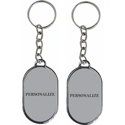 10 Dúzias - Chaveiro Chapa Personalizado Frente e Verso
