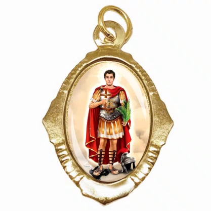 100 Unidades - Medalha Chapa Santo Expedito