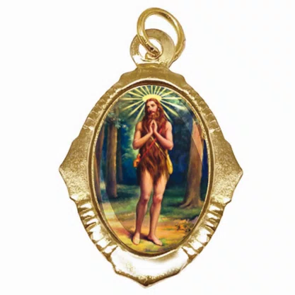 100 Unidades - Medalha Chapa Santo Onofre