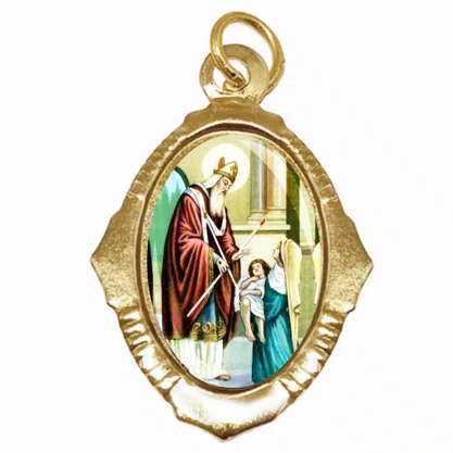 100 Unidades - Medalha Chapa São Brás