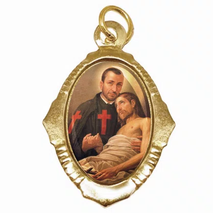 100 Unidades - Medalha Chapa São Camilo