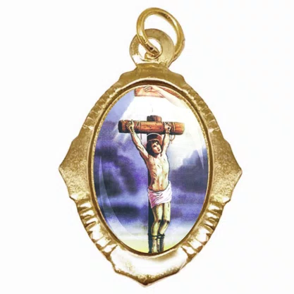 100 Unidades - Medalha Chapa São Dimas