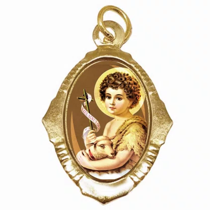 100 Unidades - Medalha Chapa São João Menino
