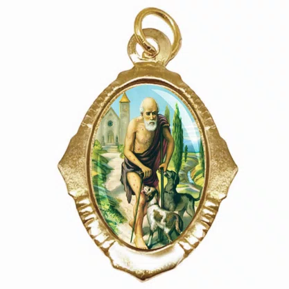 100 Unidades - Medalha Chapa São Lázaro