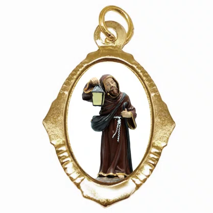100 Unidades - Medalha Chapa São Longuinho