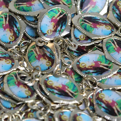 100 Unidades - Medalha Chapa São Sebastião