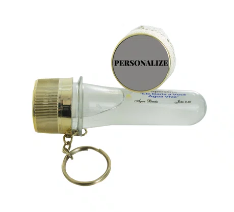 12 unid - Chaveiro  Aspersório Personalizado