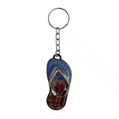 12 Unid - Chaveiro Chapa Chinelo Santo Expedito