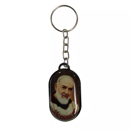 12 Unid - Chaveiro Chapa Padre Pio