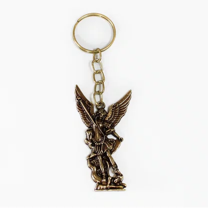 12 unid - Chaveiro Zamak Arcanjo São Miguel