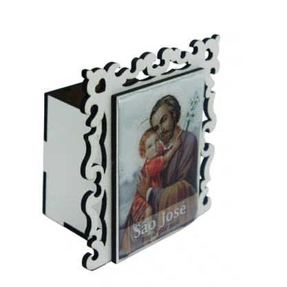 12 unid - Porta Caneta Personalizado