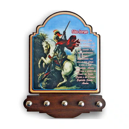 12 unid - Porta Chave Personalizado Provençal MDF Resinada 16 x 21 cm