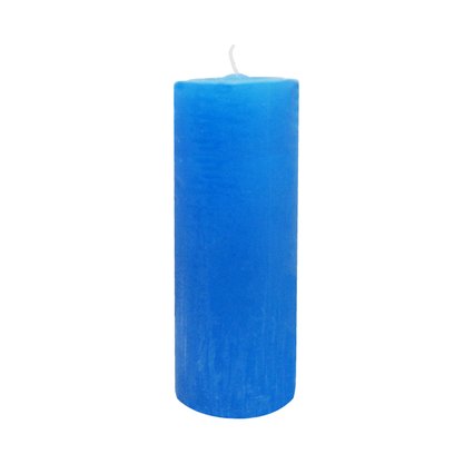 12 Unid - Vela Votiva Azul Nossa Senhora Aparecida Perfumada