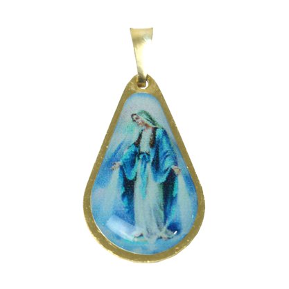 20 unid - Medalha Gota Nossa Senhora das Graças Frente e Verso