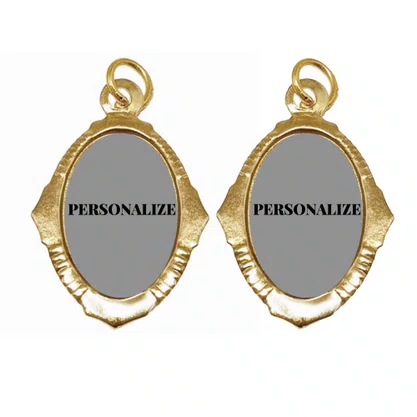 200 unid - Medalha Personalizada Frente e Verso