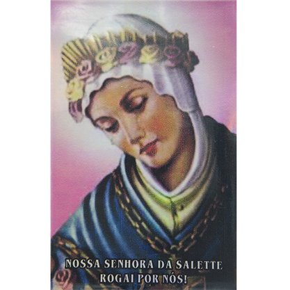 Adesivo Quadrado Nossa Senhora da Salete 9.2 X 5.5 Cm