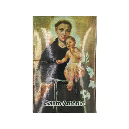 Adesivo Quadrado Santo Antônio 14 x 9 cm