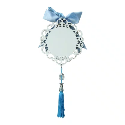 Adorno de Berço Anjo da Guarda com Detalhes em Azul