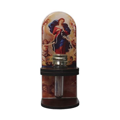 Adorno Porta Água Benta Nossa Senhora Desatadora de Nós - 20 x 8 cm