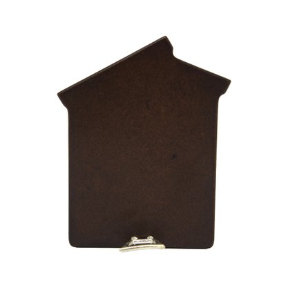 Adorno Presepio Prata Madeira 10 cm