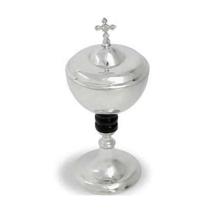Âmbula Cromo com Detalhe em Madeira - 22 cm X 9 cm 