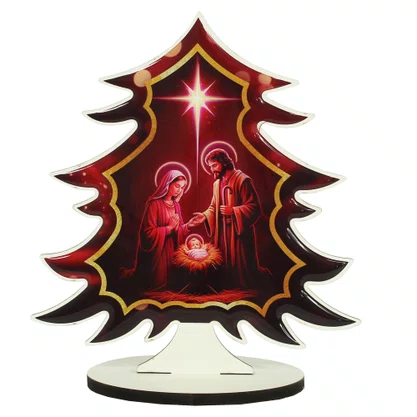 Árvore de Natal MDF Azul