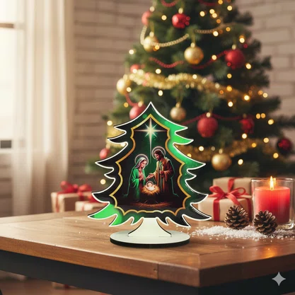 Árvore de Natal MDF Verde