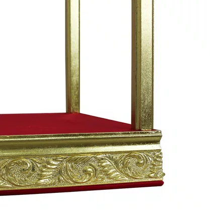 Baldaquino Madeira Dourado - 90 cm x 48 cm x 48 cm
