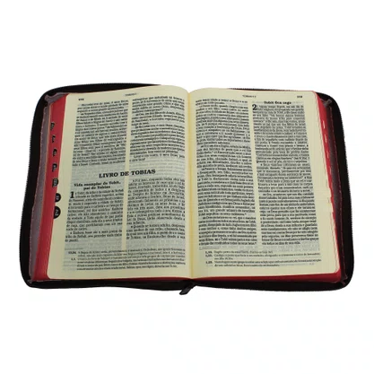 Bíblia Ave Maria Média com Ziper