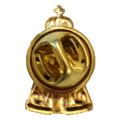 12 unid - Boton Nossa Senhora Aparecida Branco