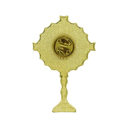 Boton Ostensório Dourado 5 cm