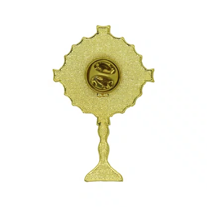 Boton Ostensório Dourado 5 cm