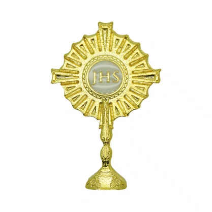 Boton Ostensório Dourado 5 cm