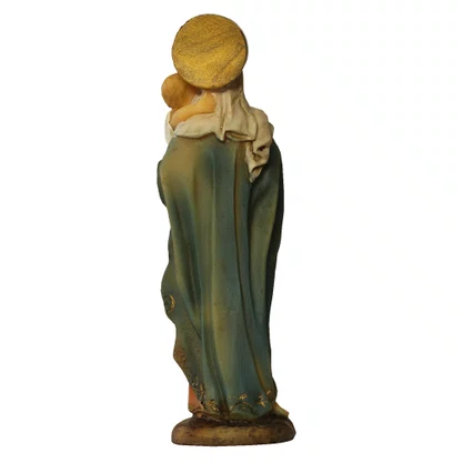 Imagem de Maria e Jesus de Resina Importada - 10 cm