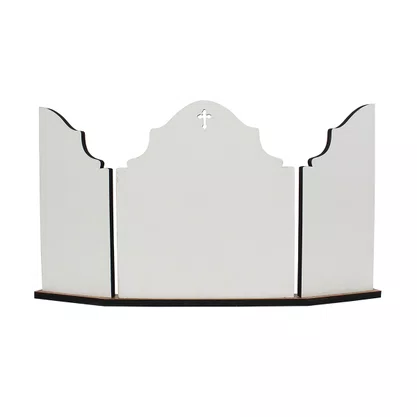 Capela Aberta MDF Sagrada Família - 17 cm x 29 cm