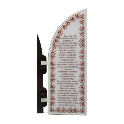Capela com Portas Resinado Maria Passa na Frente - 18 cm x 26 cm