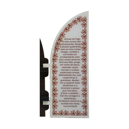 Capela com Portas Resinado São Jorge - 18 Cm X 26 Cm