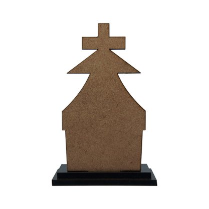 Capela Resinada Mãe Rainha - 17 cm x 11 cm