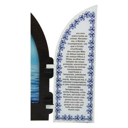 Capela com Portas Resinado Nossa Senhora Aparecida - 18 Cm X 26 Cm