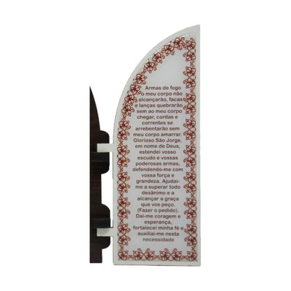 Capela com Portas Resinado São Jorge - 18 Cm X 26 Cm