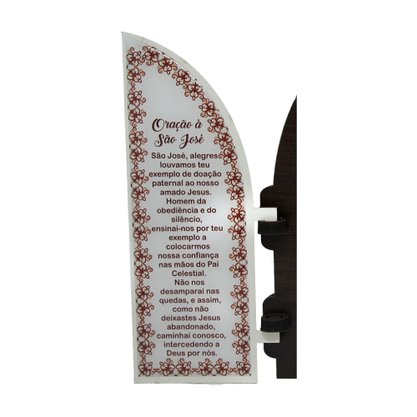 Capela com Portas Resinado São José - 18 Cm X 26 Cm