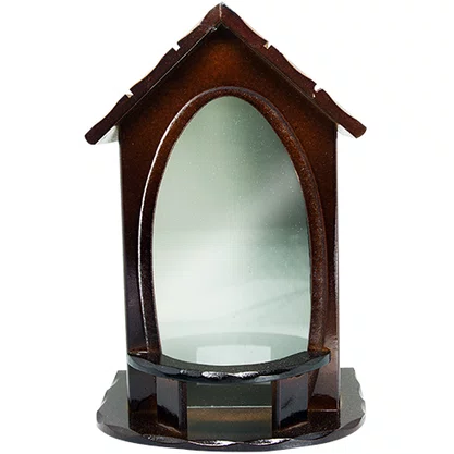 Capela Madeira e  Vidro 56 - cm