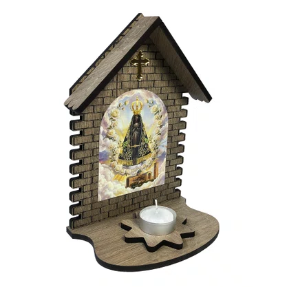 Capela de Nossa Senhora Aparecida Porta Vela - 23 cm x 15 cm