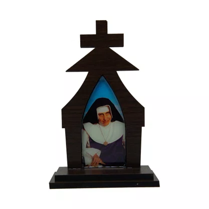 Capela Resinada Santa Dulce Dos Pobres - 17 Cm X 11 Cm