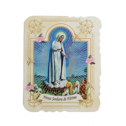 Cartão para Lembrança de Nossa Senhora de Fátima