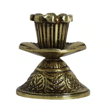 Castiçal Bronze - 7 cm x 6 cm