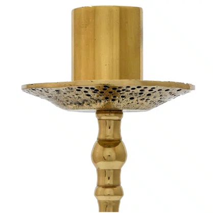 Castiçal Bronze Altar 1 Vela 34 cm X 14 cm